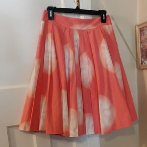 Pink Club Monaco Waist High Knee Length Skirt